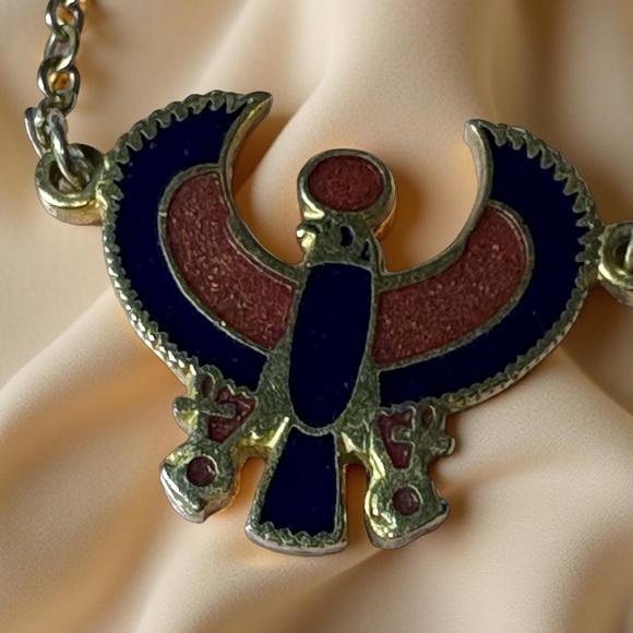 Vintage Metropolitan Museum of Art (MMA) Egyptian Revival Necklace – 1979 - Picture 4 of 7